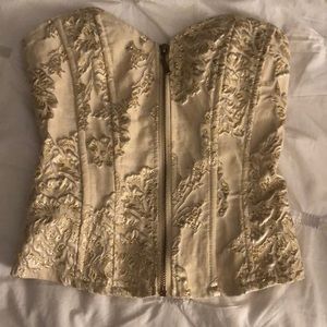Gold corset